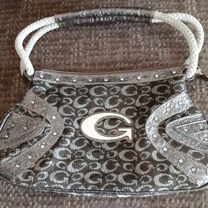 **Bling** G GLO Boho Purse Bag Animal Print Made In Italy